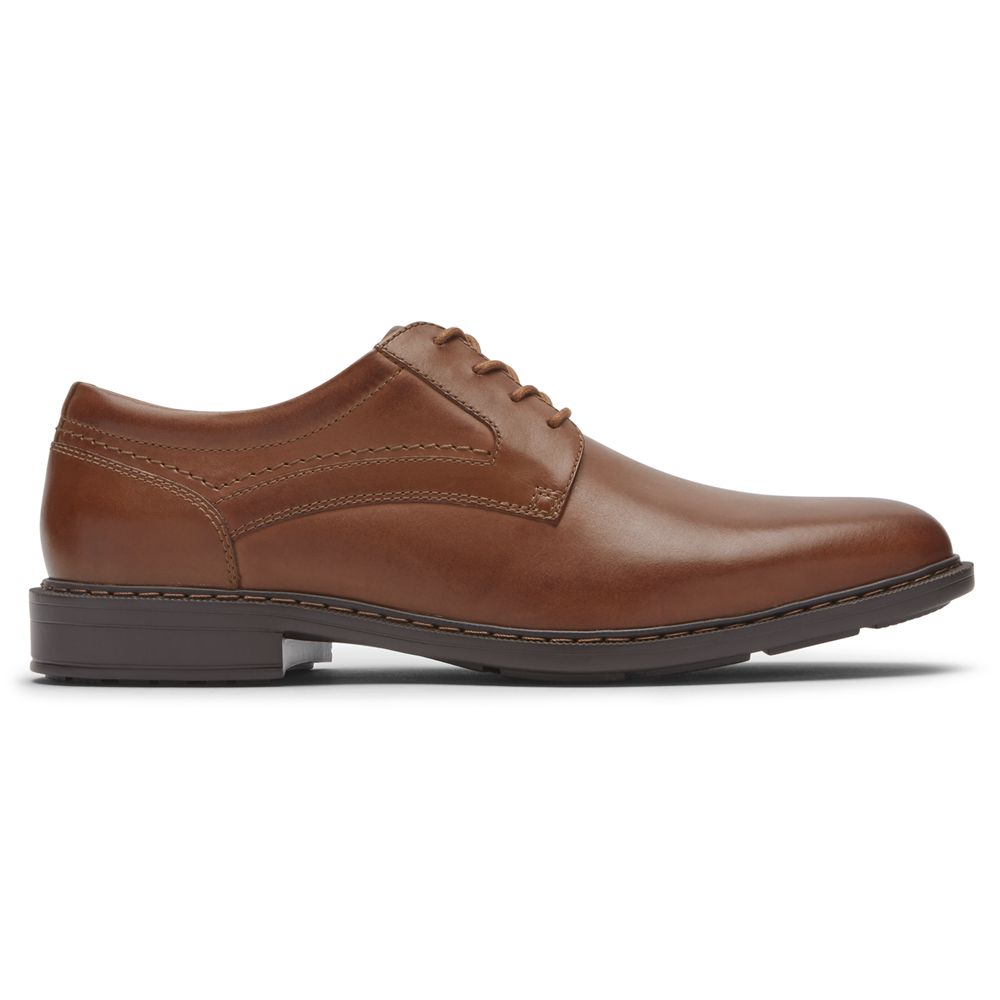 Pantofi Oxford Barbati Rockport Parsons Plain Toe Maro - Romania 7914-WTYRE